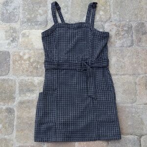 🔥Kids Abercrombie Kids Black and White Checkered Girl Dress Size 13-14
